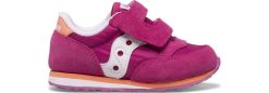 baby jazz hook & loop sneaker XB6V989 φούξια/κοραλί/λευκό Saucony