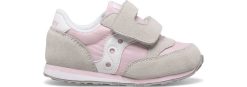 baby jazz hook & loop sneaker XB6V991 γκρι/ροζ/λευκό Saucony