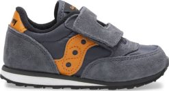 baby jazz hook & loop sneaker XB6V992 γκρι/πορτοκαλί Saucony