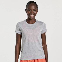 κοντομάνικο χρονόμετρο XB6V732 ανοιχτό γκρι ρείκι Saucony