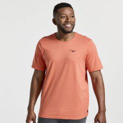 ξεκούραστο μπλουζάκι XB6V356 χόβολη ρείκι Saucony