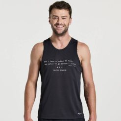 χρονόμετρο singlet XB6V306 μαύρο γραφικό Saucony